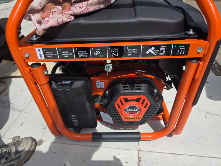 موتور برق 8.5 کیلووات سه گانه سوز استارتی APOLLO مدل AP8500E-V+LPG+CNG